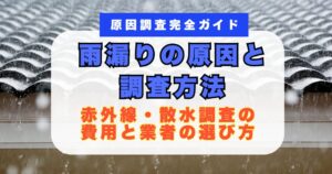 雨漏り原因調査